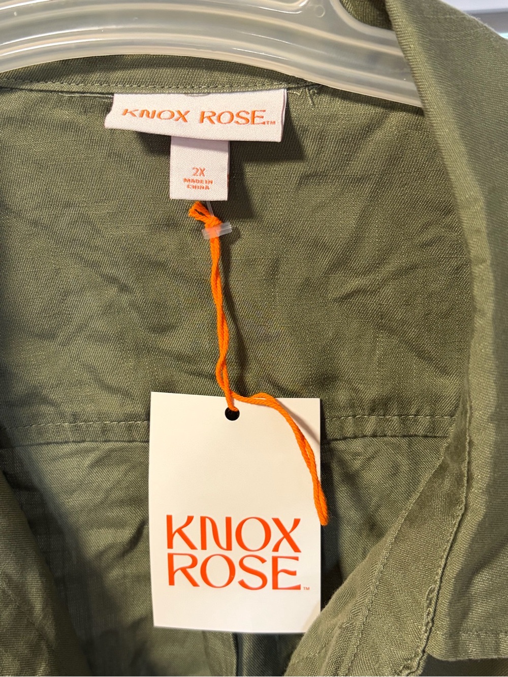 🆕 Knox Rose Button Down Long-Sleeve Shirt - 2X NWT - Picture 6 of 8